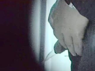 Screwing his horny self in a public bathroom, this hung gay stud can't get enough sex in Tokyo!