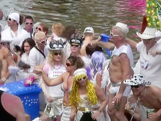 Wild Nipponese threesome with a mighty cock fest