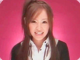 Japanese cutie's sweet meatch X-rated treatment by nimble tongue